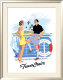 Furness Cruises Framed Giclee Print by Adolph Treidler