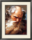 Study for the Head of Neptune Láminas por Gabriel Francois Doyen