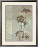 Silver Foliage I Poster par Ella K.