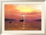 Swans Over Still Waters Art by Clive Madgwick