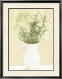 White Flowers in White Vase Pósters por David Col White Flowers in White Vase Pósters por David Col