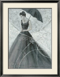 Beautiful Lady with Parasol Affiches par Joani 