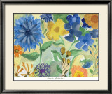 Fleurs bleues Posters par Gayle Kabaker