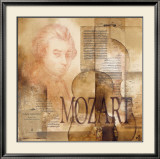 Tribute to Mozart Affiches par Marie Louise Oudkerk