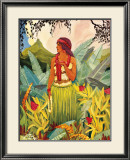 Hawaii Nei Lámina giclée enmarcada por Don Blanding Hawaii Nei Lámina giclée enmarcada por Don Blanding