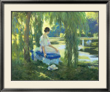 Lakeside Reverie Kunst av Firmin Baes