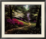 Sentier bordé de cornouilles Affiche par Egidio Antonaccio
