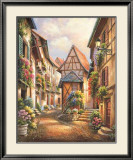 Village Court Pósters por Sung Kim