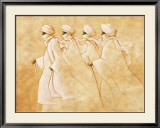 Caravans, Four Tuaregs Arte por Jean-pierre Gack