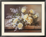 Still Life with Yellow Roses Posters by Raoul 