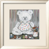 Nounours et Peinture Prints by Willy Renoux
