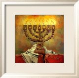 Menorah Prints by Deborah Kotovsky