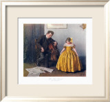 Chaconne Cellist and a Girl Poster par Douglas Adams