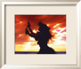 Hula Sunset Innrammet Giclee-trykk av Randy Jay Braun Hula Sunset Innrammet Giclee-trykk av Randy Jay Braun