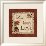 Live and Love I Poster van Kelly Donovan