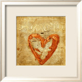 Coeur Amore Prints by Roberta Ricchini