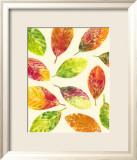 Vibrant Leaves II Art by Luisa Tosini
