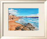 Rocks and Waves, Elie Posters by Elise Ferguson