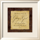 Glory to God Prints by Stephanie Marrott