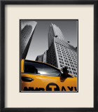 Chrysler Building, New York City Taxi Póster por Michel Setboun Chrysler Building, New York City Taxi Póster por Michel Setboun