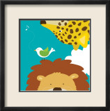 Safari Group: Leopard and Lion Affiches par Yuko Lau