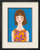 Girl Whose Hair Is Blown by the Wind Posters par Hiromi Taguchi