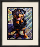 Handsome Rottie Posters par Robert Mcclintock