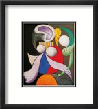 Femme à la fleur 1932 Posters par Pablo Picasso