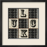 Building Blocks of Luck Affiches par Nick Biscardi