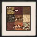 Words to Live By, Count Your Blessings Kunst af Smith-Haynes Words to Live By, Count Your Blessings Kunst af Smith-Haynes