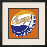 Orange Bottle Cap Láminas por Santiago Poveda
