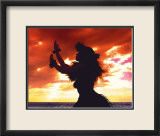 Hula Sunset Innrammet Giclee-trykk av Randy Jay Braun Hula Sunset Innrammet Giclee-trykk av Randy Jay Braun