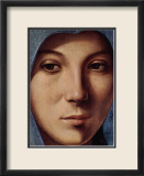 Gesicht der Maria Portrait Posters par Antonello da Messina 