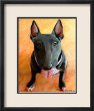 Bull Terrier Rhino Poster par Robert Mcclintock