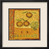 Orangen Poster von Francoise Persillon