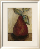 Red Pear on Beige Posters af Nicole Etienne Red Pear on Beige Posters af Nicole Etienne