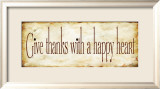 Give Thanks Plakater af Kim Klassen Give Thanks Plakater af Kim Klassen
