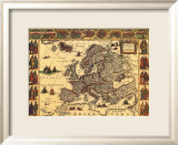 Antique Maps II Plakater av Willem Janszoon Blaeu