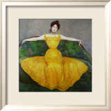Lady in Yellow, c.1899 Posters by Maximilian Kurzweil