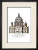 Elevation of a Church in Lincoln's Inn Láminas por Colin Campbell
