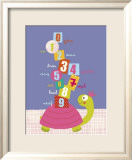 Numbers on a Turtle Affiches par Isabelle Jacque