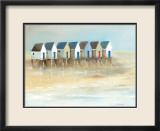 Beach Cabins I Kunstdrucke von Jean Jauneau