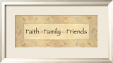 Faith, Family, Friends Shell Posters av Bell Faith, Family, Friends Shell Posters av Bell