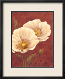 Poppies on Red Kunst av Ella Belamar
