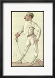 Vanity Fair Fencing Posters by Spy (Leslie M. Ward) 