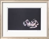 Chaussons de danse Reproduction encadrée édition limitée par Harvey Edwards