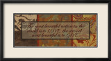 Smith-Haynes - Words to Live By, Love, Give - Sanat