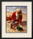 Sand Castles Poster av Tom Browning