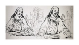 Details of the Last Supper, c.1986 (Double Jesus) Lámina giclée por Andy Warhol
