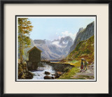 Dachstein and Lake Gosausee Affiches par Jakob Alt